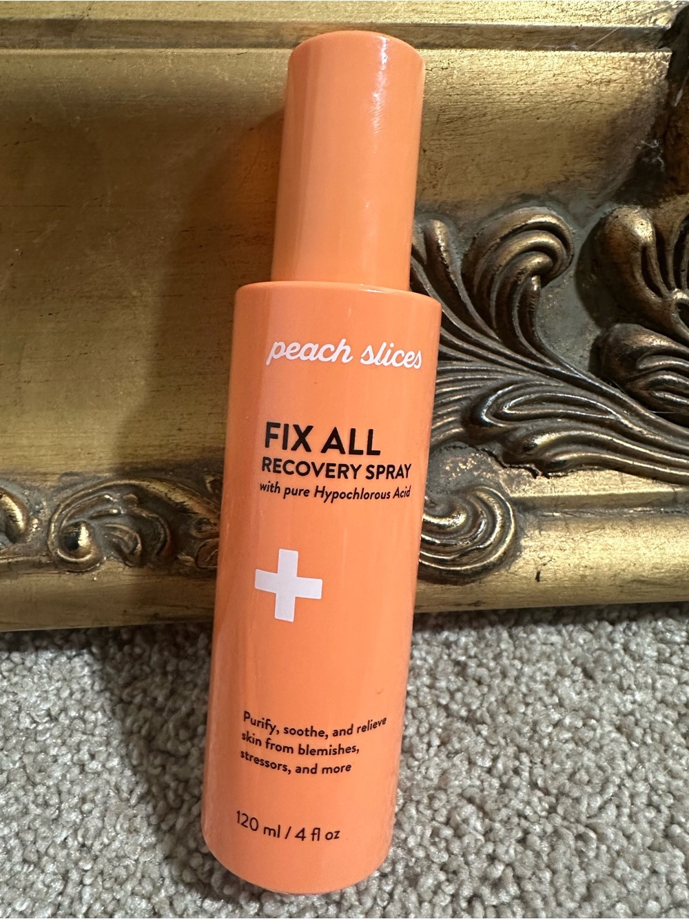 New Peach + Lily Peach Slices Fix All Recovery Spray With Hypochlorous Acid $12